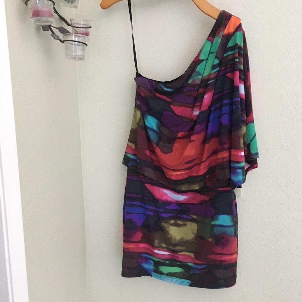 Jessica Simpson off the shoulder mini dress size S